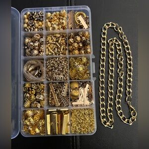 Craft Beads, GOLD DO-DADS - NO WHAT-NOTS, Jewelry Supplies, loose bulk beads